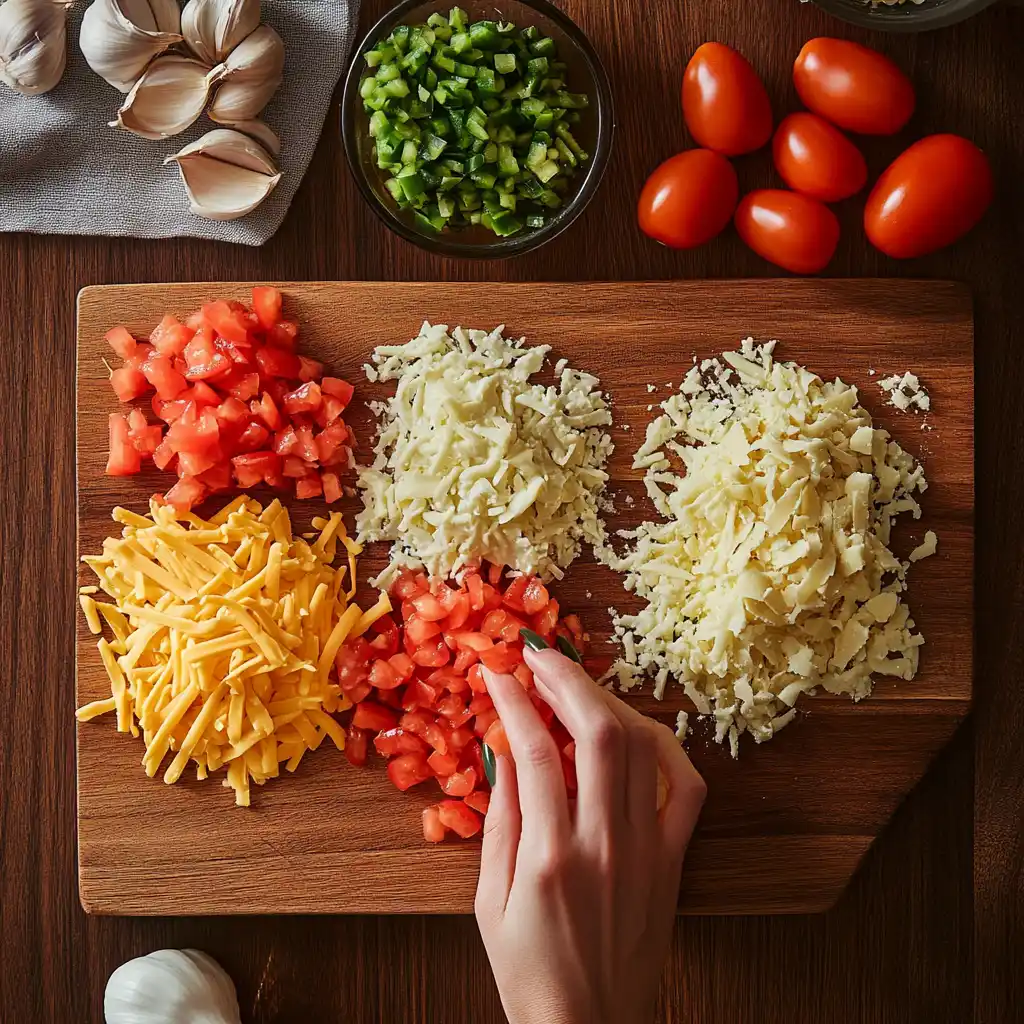 Key ingredients for making Tex-Mex queso.